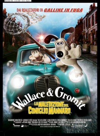 La locandina italiana di Wallace & Gromit: La maledizione del coniglio mannaro