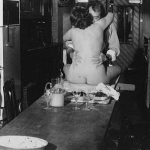 Ugo Tognazzi e Florence Giorgettii ne La Grande Abbuffata