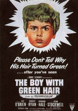 La locandina di Il ragazzo dai capelli verdi