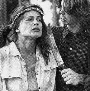 Linda Hamilton in una scena di Grano Rosso Sangue