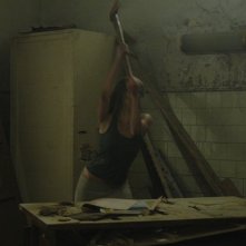 Regina Orioli in una scena di Padiglione 22