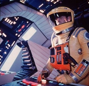 Una scena di 2001: Odissea nello spazio di Stanley Kubrick