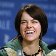 Emily Hampshire a Berlino 2006 per presentare Snow Cake