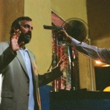 George Clooney in una scena del film Syriana