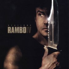 La locandina di Rambo IV con Stallone