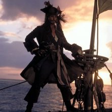 Johnny Depp è Jack Sparrow in Pirati dei Caraibi - La maledizione del forziere fantasma