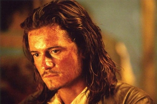 Orlando Bloom è Will Turner in Pirati dei Caraibi - La maledizione del forziere fantasma