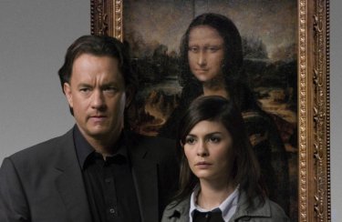 Tom Hanks e Audrey Tautou in una scena del film Il codice Da Vinci