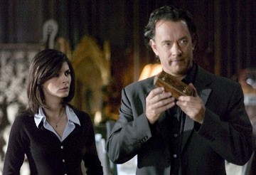 Tom Hanks e Audrey Tautou ne Il codice Da Vinci