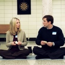 Nicolas Cage e Hope Davis in The Weather Man