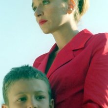 Valeria Golino con Marco Grieco in una scena de La guerra di Mario