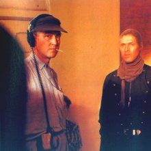 David Lynch e Willem Dafoe sul set di Cuore Selvaggio