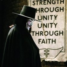 Hugo Weaving nel film V for Vendetta