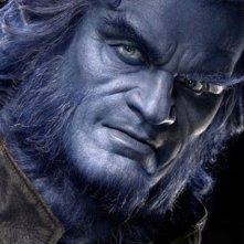 Un primo piano di Kelsey Grammer in una foto promozionale per X-Men 3