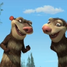 Una scena del film d'animazione L'era glaciale 2