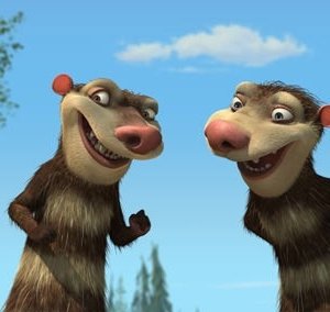 Una scena del film d'animazione L'era glaciale 2