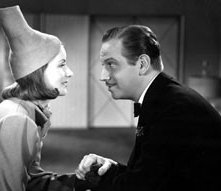 Greta Garbo e Melvyn Douglas in una scena di NINOTCHKA