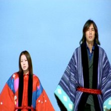 I due attori giapponesi Miho Kanno e Hidetoshi Nishijima in una scena di DOLLS