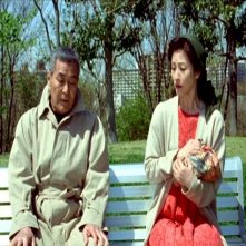 Tatsuya Mihashi e Chieko Matsubara in una scena di DOLLS