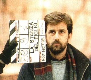 Nanni Moretti sul set de La stanza del figlio
