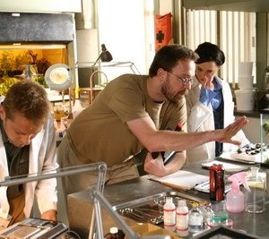 Il regista Lucky McKee sul set del film Sick Girl