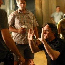 Il regista William Malone sul set del film Fair Haired Child