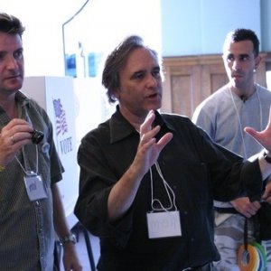 Joe Dante sul set di Homecoming