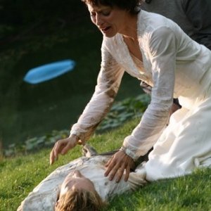 Lori Petty in una scena del film Fair Haired Child