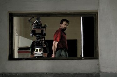 Nanni Moretti sul set de Il caimano