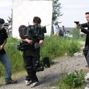 Steven Weber sul set di Jenifer