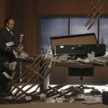 Una sequenza de Il caimano di Moretti