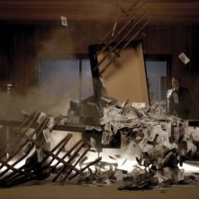 Una scena de Il caimano, diretto da Nanni Moretti