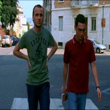 Ivan Morales e Elio Germano in una scena di TI PIACE HITCHCOCK?