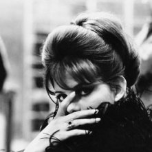 Claudia Cardinale dul set di Otto e mezzo