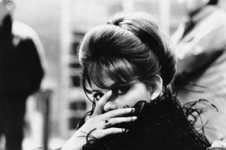 Claudia Cardinale dul set di Otto e mezzo