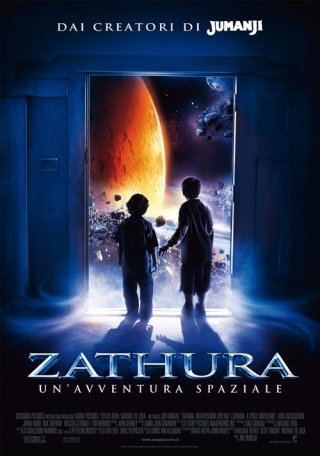 La locandina italiana di Zathura: un'avventura spaziale