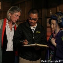 Takashi Miike sul set di Imprint