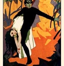 Una locandina de IL GABINETTO DEL DOTTOR CALIGARI