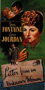 La locandina di Lettera da una sconosciuta