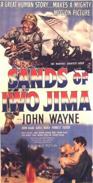 La locandina di Iwo Jima, deserto di fuoco