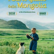 la locandina italiana di Il cane giallo della mongolia