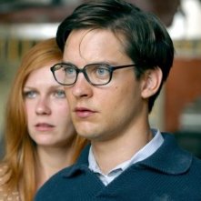 Tobey Maguire e Kirsten Dunst in Spiderman 2