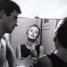Jean Seberg e Jean-Paul Belmondo in Fino all'ultimo respiro, del 1960