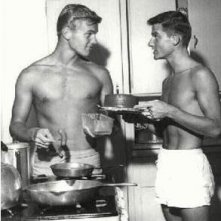 Tab Hunter ed un amico