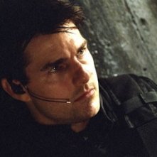 Un bel primo piano di Tom Cruise in Mission: Impossible III