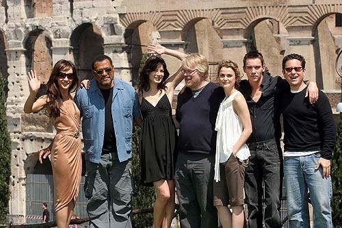 Maggie Q Laurence Fishburne Michelle Monaghan Philip Seymour Hoffman Keri Russell Jonathan Rhys Meyers E J J Abrams A Roma Per L Anteprima Mondiale Di Mission Impossible Iii 25729