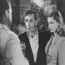 John Ridgely, Humphrey Bogart e Lauren Bacall in una scena di IL GRANDE SONNO