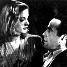 Lauren Bacall e Humphrey Bogart in una immagine de Il grande sonno