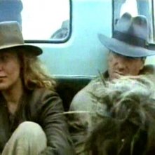 Dommartin e Hurt in una scena di FINO ALLA FINE DEL MONDO