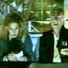 Solveig Dommartin e Max von Sydow in una scena di FINO ALLA FINE DEL MONDO